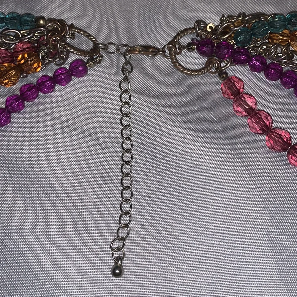 Lovely 9 strands of Beads and Chains - Picture 3 of 4